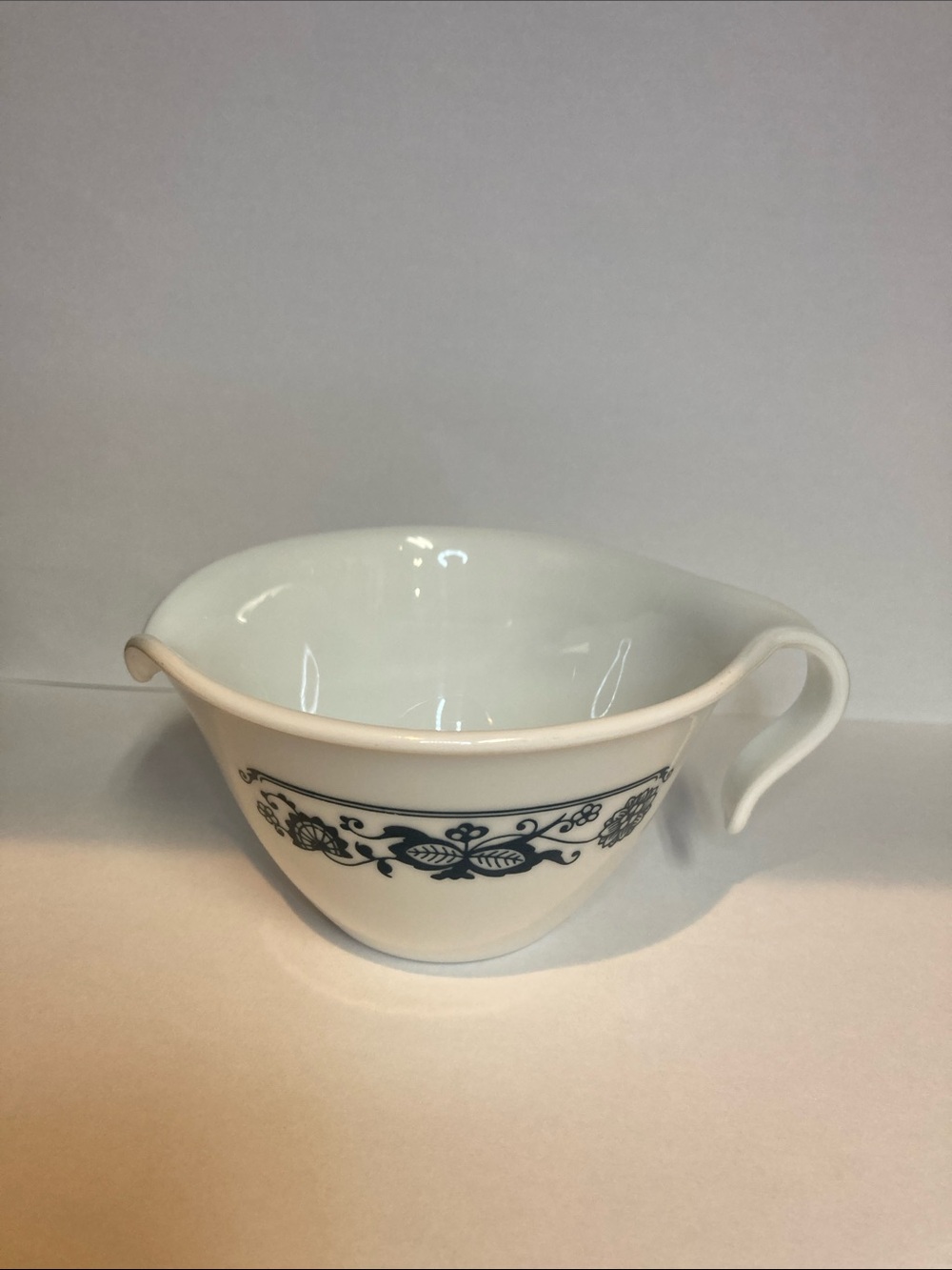 Corelle Old Town Blue, Blue Onion Floral Porcelain Creamer - Classic Home Dining